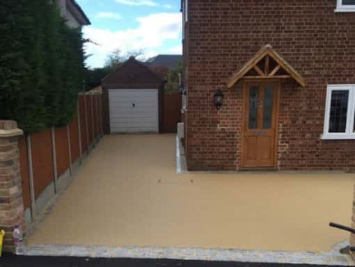 This is a photo of a Resin bound drive carried out in a district of Huddersfield. All works done by Resin Driveways Huddersfield