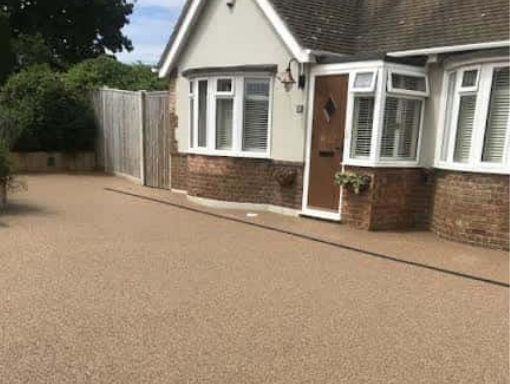 This is a photo of a Resin bound driveway carried out in Huddersfield. All works done by Resin Driveways Huddersfield